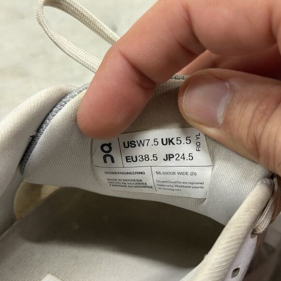 On Cloudrunner Womens Running Shoes White/Frost US 7.5 - Picture 7 of 9